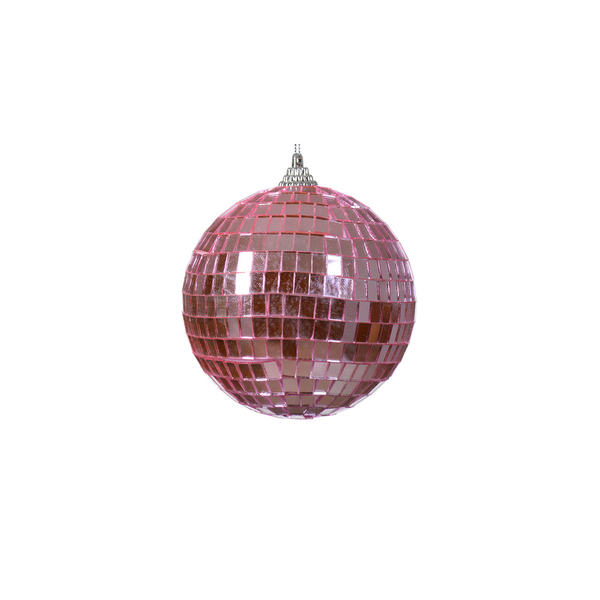 Boule disco rose