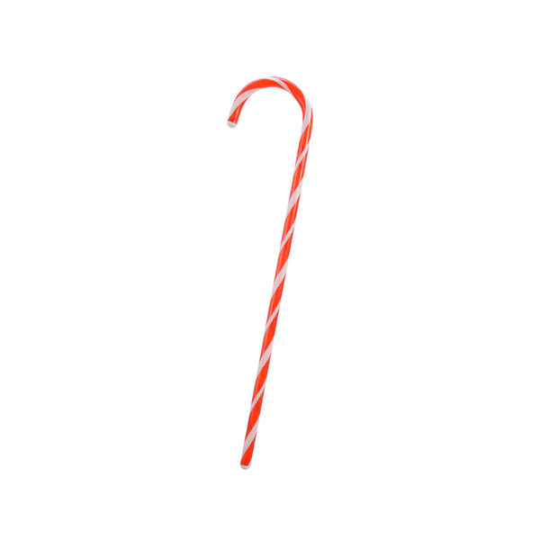 Canne de Noël rouge et blanche