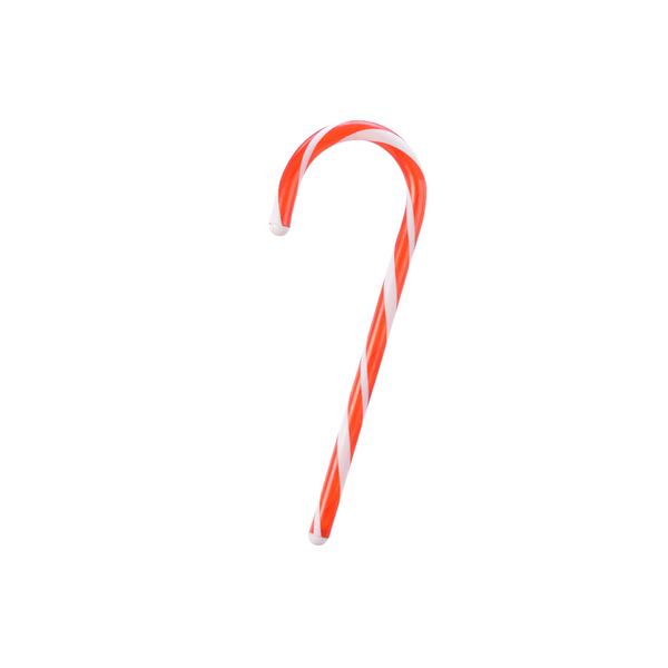Canne de Noël rouge et blanche