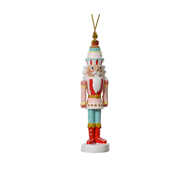 Pastel Christmas Nutcracker Ornament
