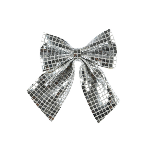 Boucle décorative argent