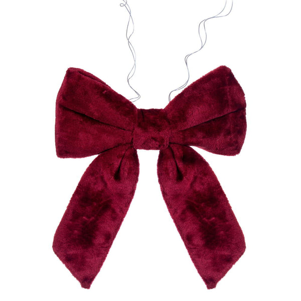 Boucle velours bourgogne 12" x 15"