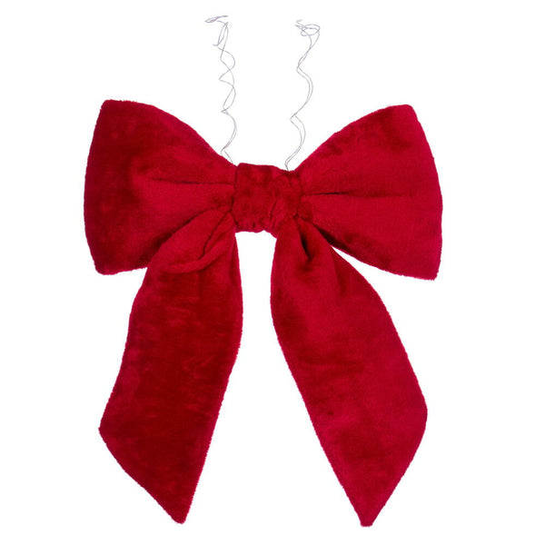 Boucle velours rouge 18" x 23"