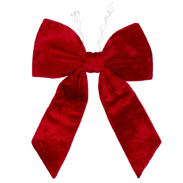 Boucle velours rouge 24" x 32"