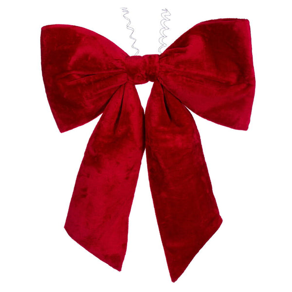 Boucle velours rouge 36" x 45"
