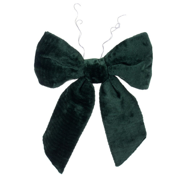 Boucle velours vert foncé 18" x 23"