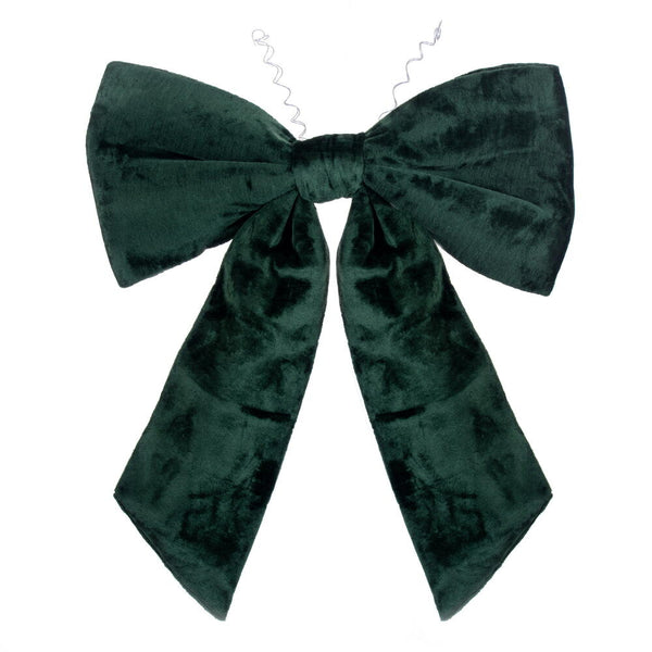 Boucle velours vert foncé 36