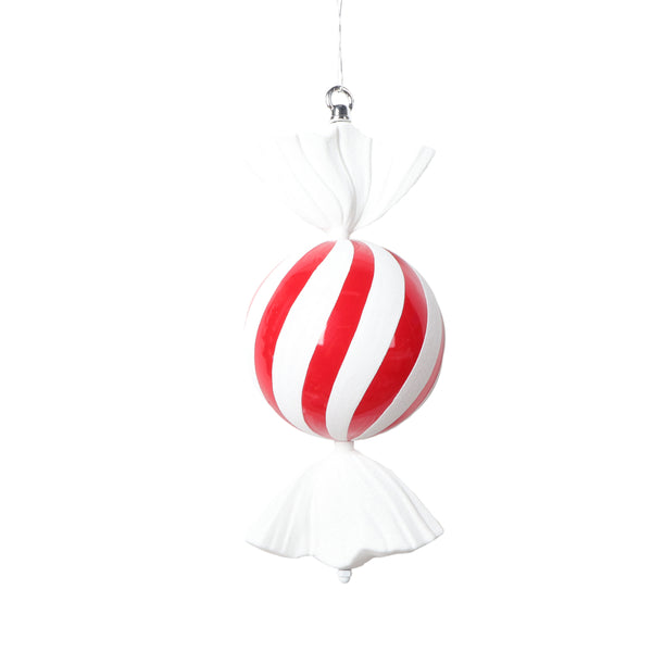 Bonbon spirale rouge 13"