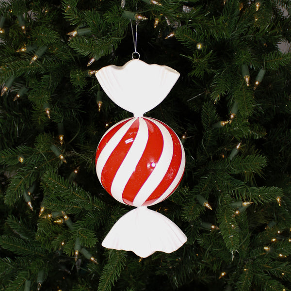 Bonbon spirale rouge 13"