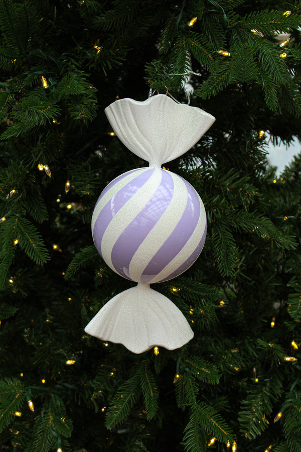 Bonbon spirale lavande 13"