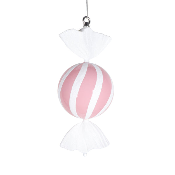 Bonbon spirale rose pâle 13"