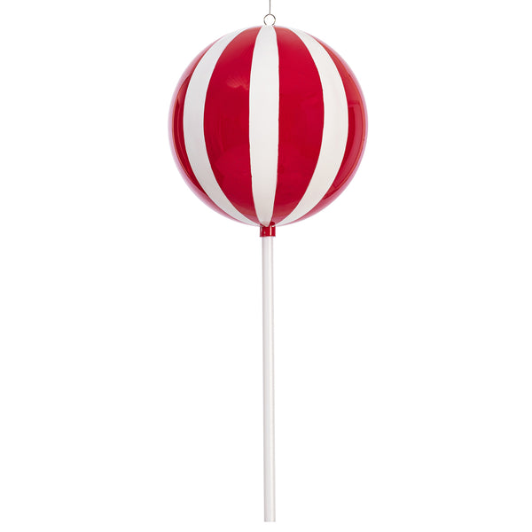 Sucette rouge et blanc 23,6"