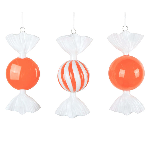 Bonbon orange et blanc 7"