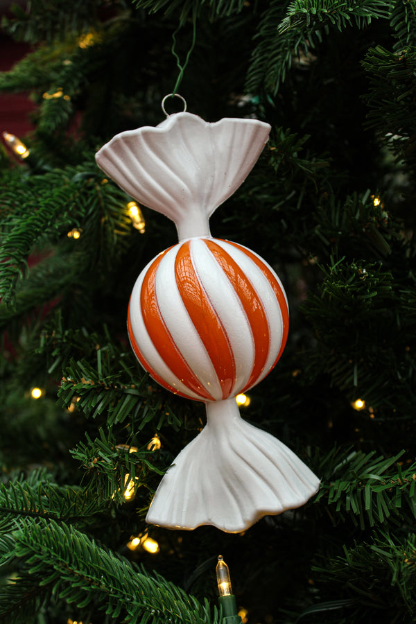 Bonbon orange et blanc 7"