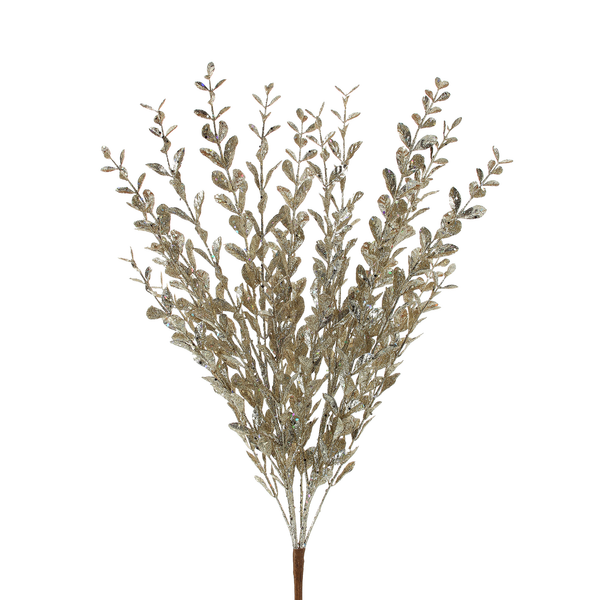Buisson de buis pailleté 23"