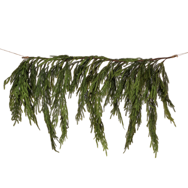 Guirlande tombante pin de Norfolk toucher réaliste 40x27"