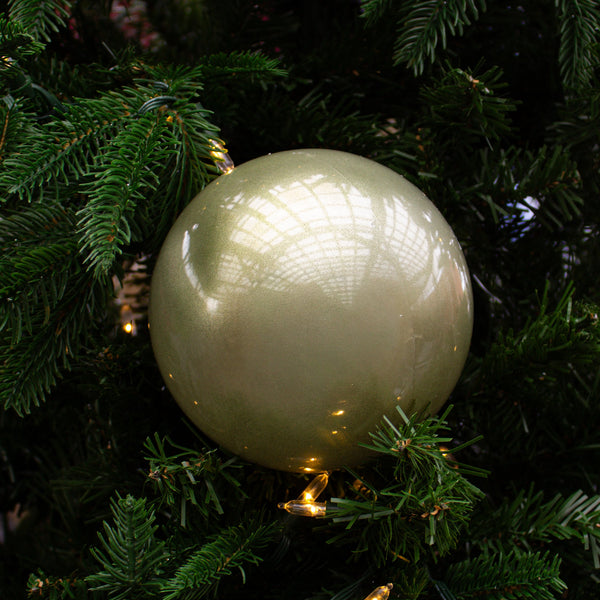 Boule vert sauge brillante