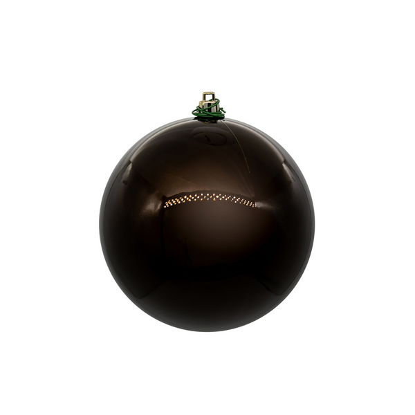 Boule brun chocolat perlée