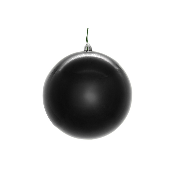 Boule noire perlée