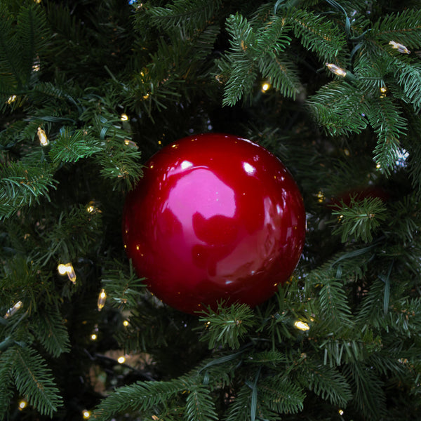 Boule rouge crimson candy
