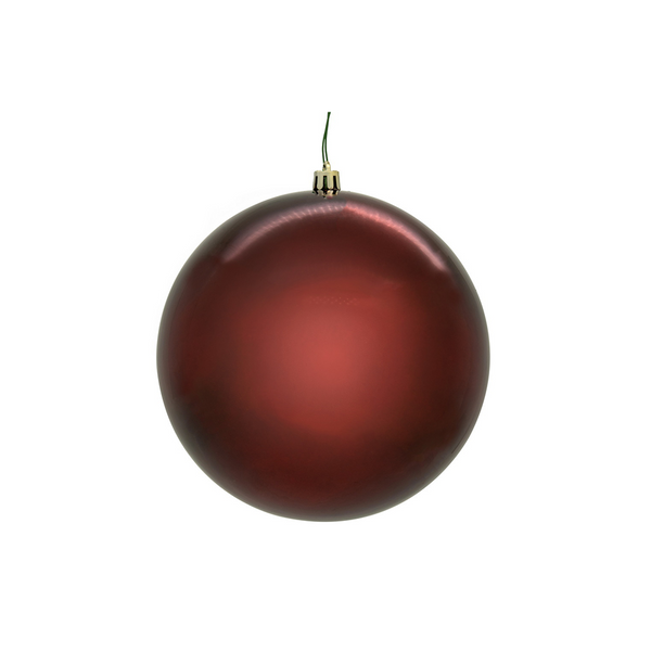 Boule rouge vin brillante