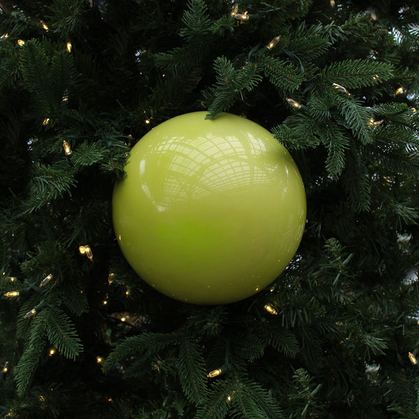 Boule vert céladon perlée