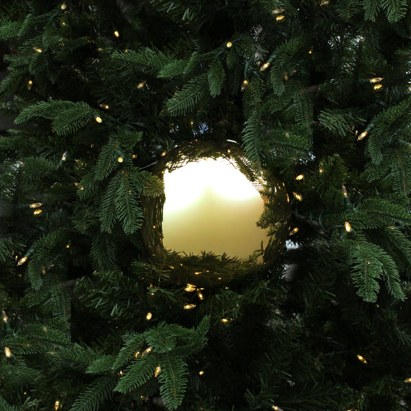 Boule vert céladon brillante