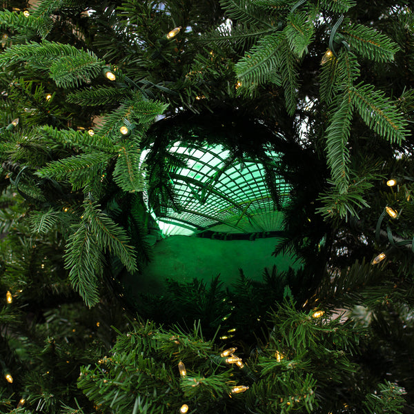 Boule verte brillante