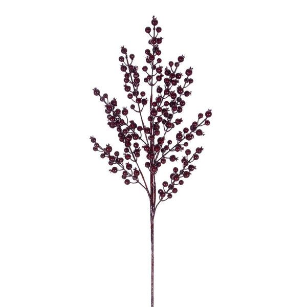 Tige de pommettes bourgognes 24"