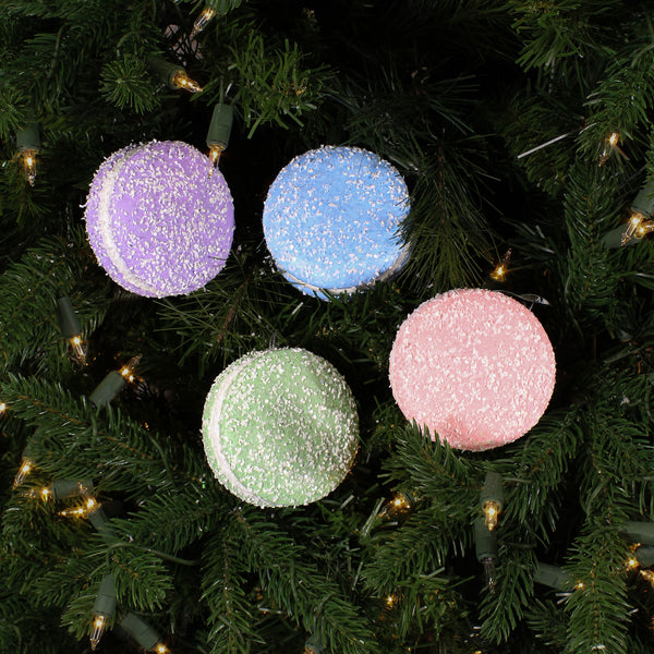 Ornement macaron en mousse 3"