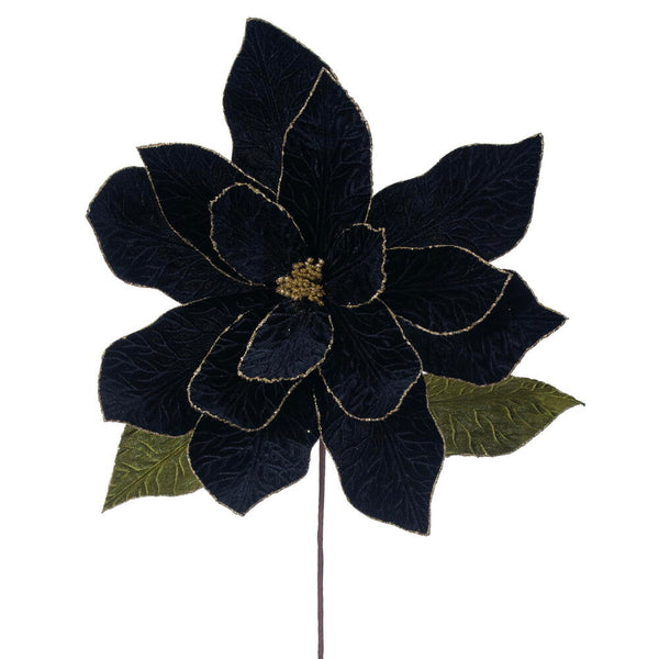 Tige de poinsettia noir 27,5" fleur 24"