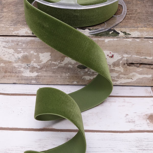 Ruban velours suisse mousse 1 cm x 10 m