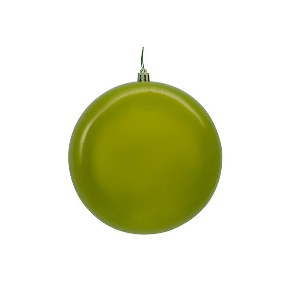 Boule vert lime perlée