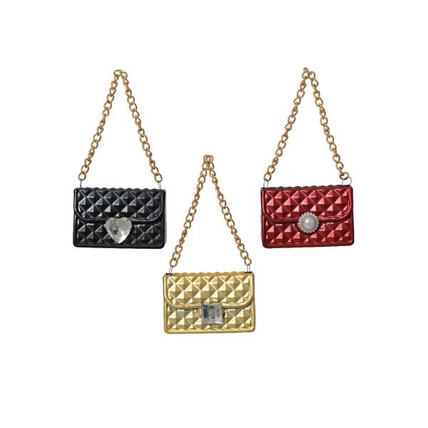 Ornament handbags matching jewelry