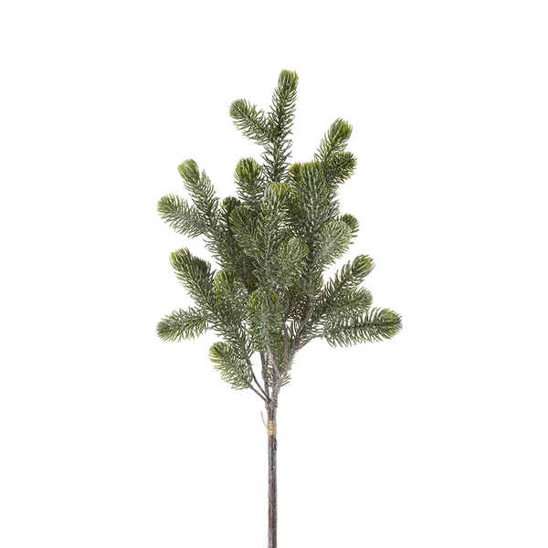 Tige de pin pailletée verte 23''