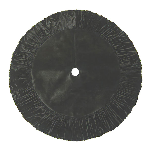 Jupe de sapin velours noir 54''