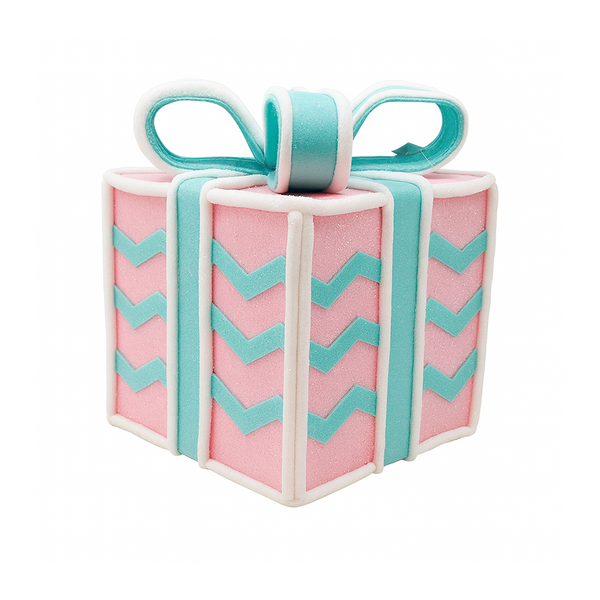 Boîte canne en sucre rose 6,5'' x 8,5''