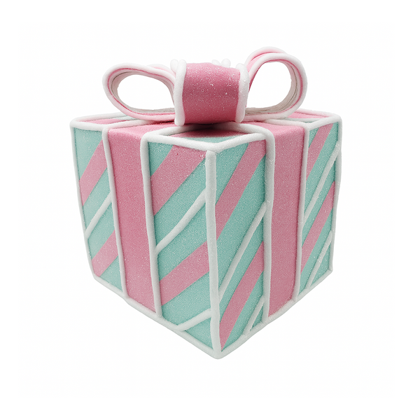 Boîte cadeau bonbon rose 8'' x 11''