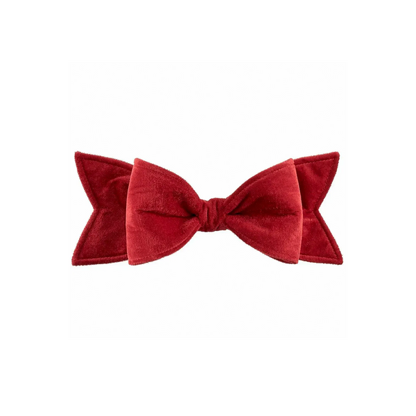 Boucle en velours rouge 4.5'' x 12''