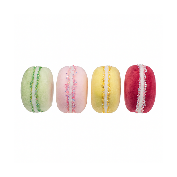 3.5'' Frosted Colorful Macaron Ornament