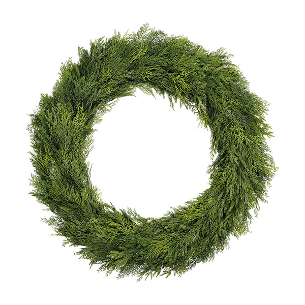 Couronne de cèdre naturel dense 44''