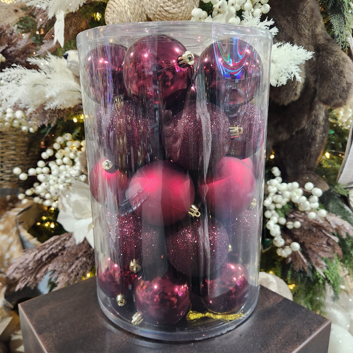 3" Wine Red Unbreakable Balls