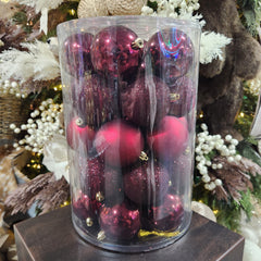3" Wine Red Unbreakable Balls