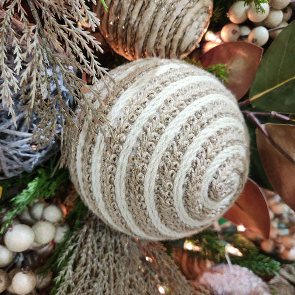 Boule en corde naturelle 5"