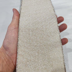 Ruban brillant naturel 4" x 30'