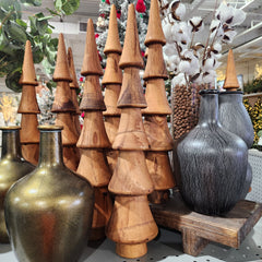 FSC brown pine tree 11x48cm