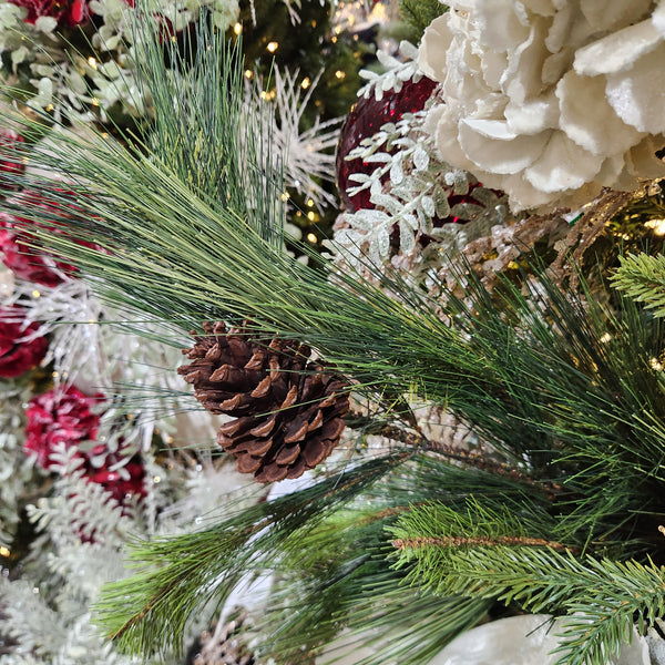 Pine Stem Mix with Green Tinted Pine Cone 36"