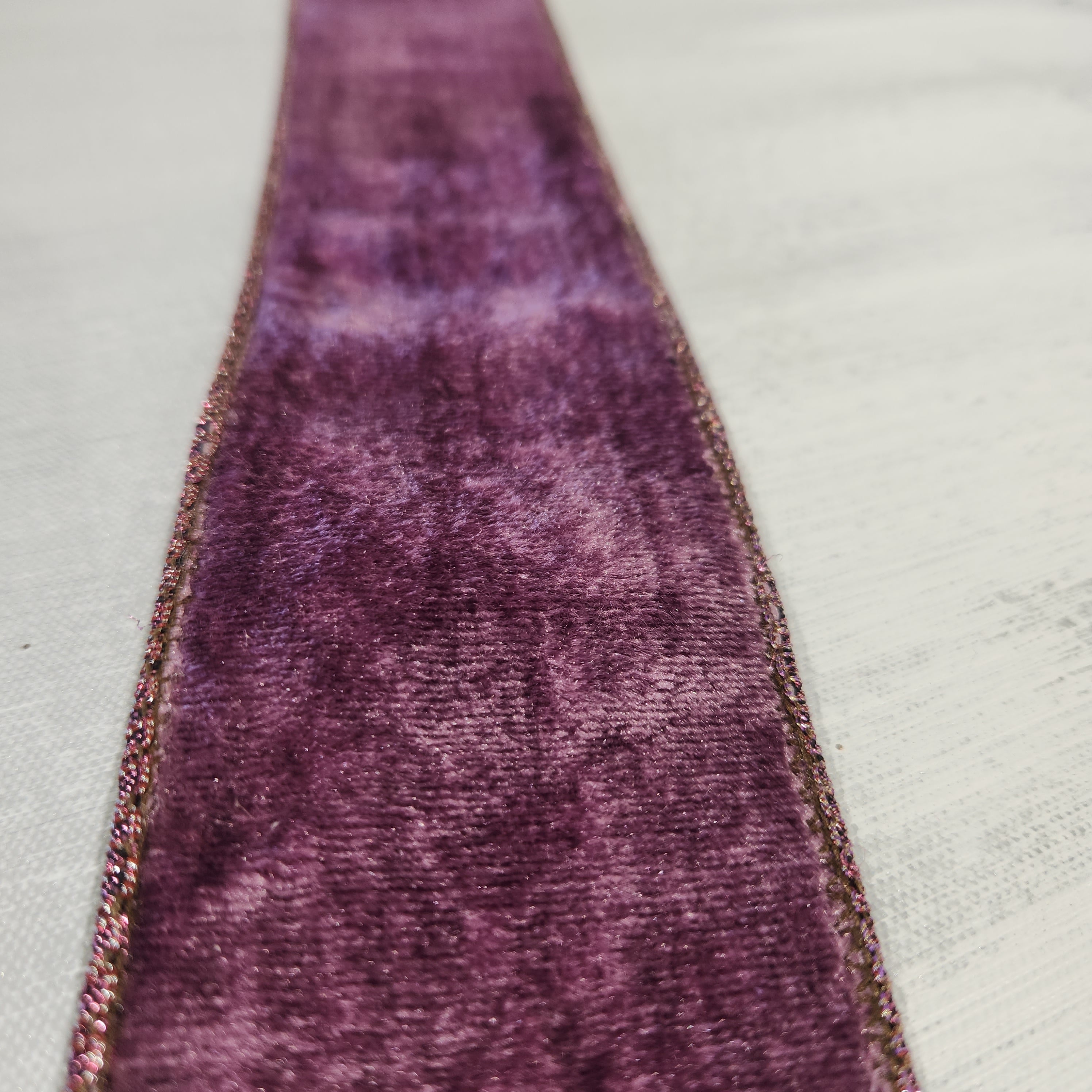 Lilac Velvet Ribbon 2.5" x 15'