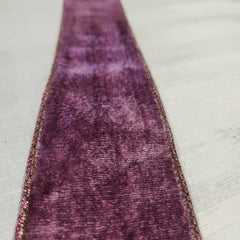 Lilac Velvet Ribbon 2.5" x 15'