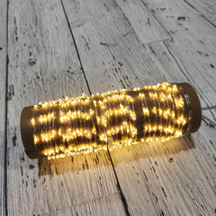 378 Warm White LED Micro Lights, Silver Wire, Indoor and Outdoor, 8 Functions, 19.7'